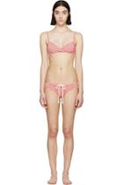 Lisa Marie Fernandez Red And White Seersucker Yasmin Bikini