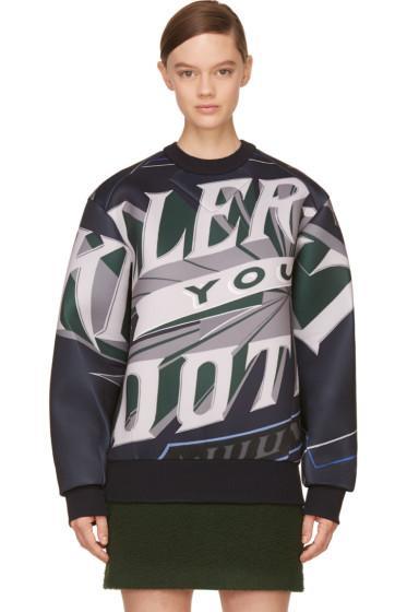 Juun.j Navy Killer Youth Neoprene Pullover