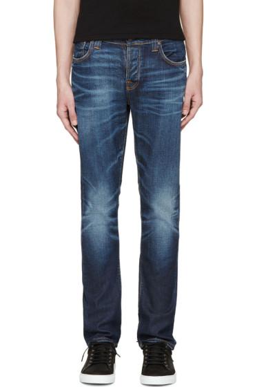 Nudie Jeans Blue Grim Tim Jeans