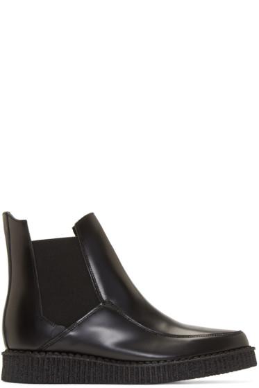 Underground Black Creeper Chelsea Boots