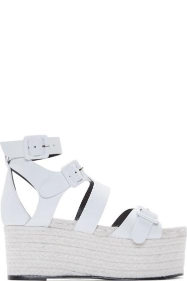 Pierre Hardy White Casual Platform Sandals