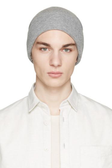 Rag And Bone Grey Standard Issue Beanie