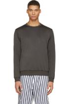 08sircus Olive Drab Technical Jersey Sweatshirt