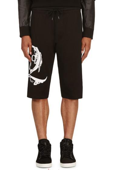 Mcq Alexander Mcqueen Black Logo Shorts
