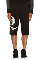 Mcq Alexander Mcqueen Black Logo Shorts