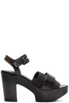 Robert Clergerie Black Heeled Culturk Sandals