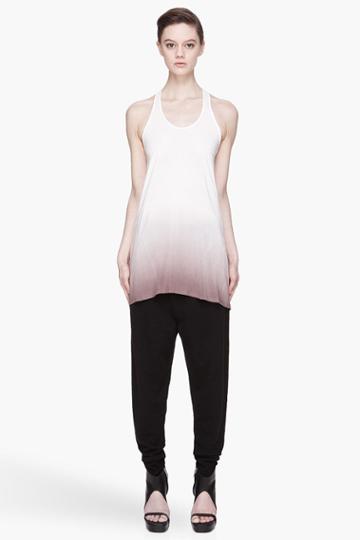 Silent By Damir Doma White Ombre Suhjo Tank Top