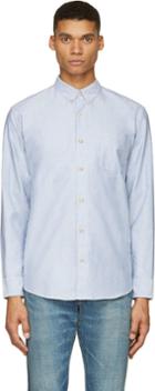 Visvim Blue Oxford Lungta Stars Shirt