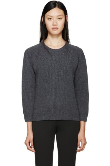 Jil Sander Grey Crewneck Sweater