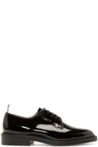 Thom Browne Black Patent Leather Derbys