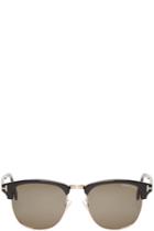 Tom Ford Black And Gold Henry Sunglasses
