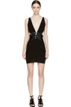 Iris Van Herpen Black Laser-cut Waspie Dress