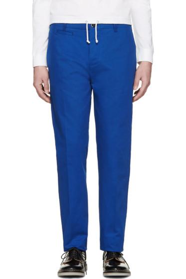 Oamc Blue Chino Trousers