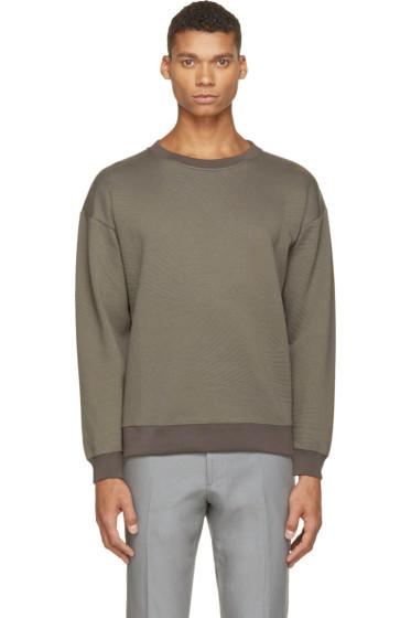 Christopher Kane Grey Embossed Sweatshirt
