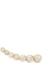 Sophie Bille Brahe Gold Petit Croissant De Lune Single Earring