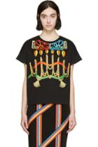 Peter Pilotto Black Embroidered Top