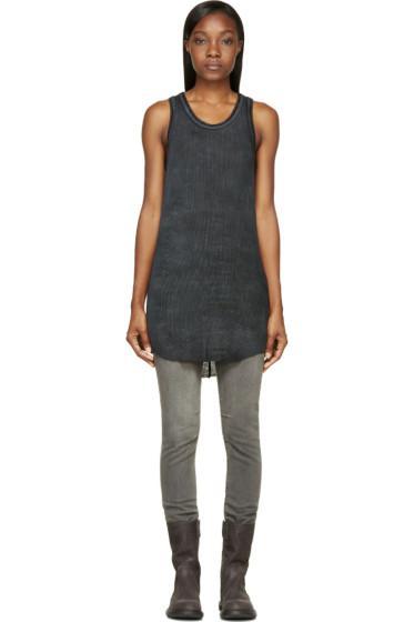 Ma Julius Black Faded Haze Tank Top