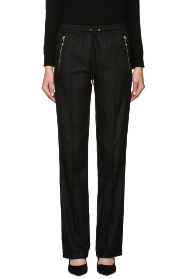 Versace Black Silk Twill Lounge Pants