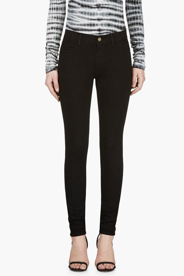 Frame Denim Black Skinny Jeans