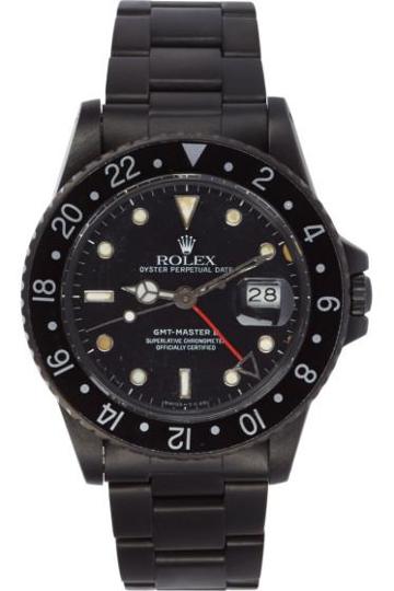 Black Limited Edition Matte Black Limited Edition Rolex Gmt Master Ii Watch