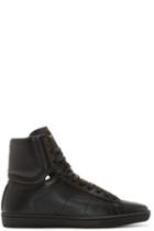 Saint Laurent Black Sl-01h High-top Sneakers