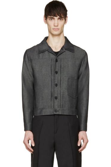 Yang Li Charcoal Twill Jacket