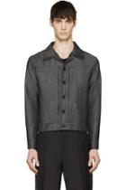 Yang Li Charcoal Twill Jacket