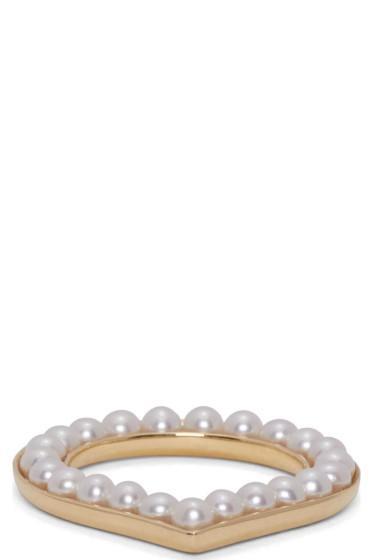Melanie Georgacopoulos Gold Essence Drop Ring