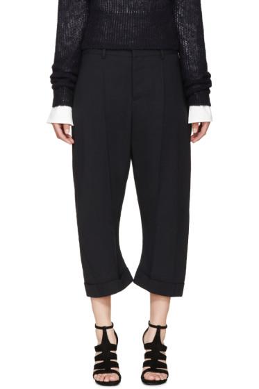 Dsquared2 Navy Cropped Kawaii Trousers