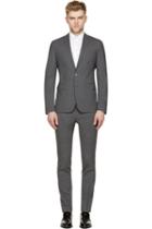 Dsquared2 Grey Wool Paris Suit