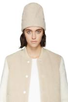 Aalto Cream Shearling Hat
