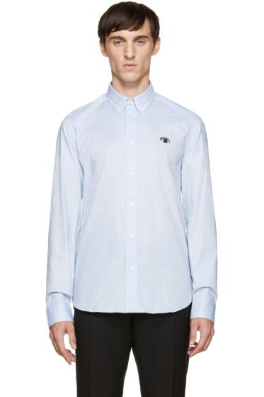 Kenzo Blue Eye Logo Oxford Shirt