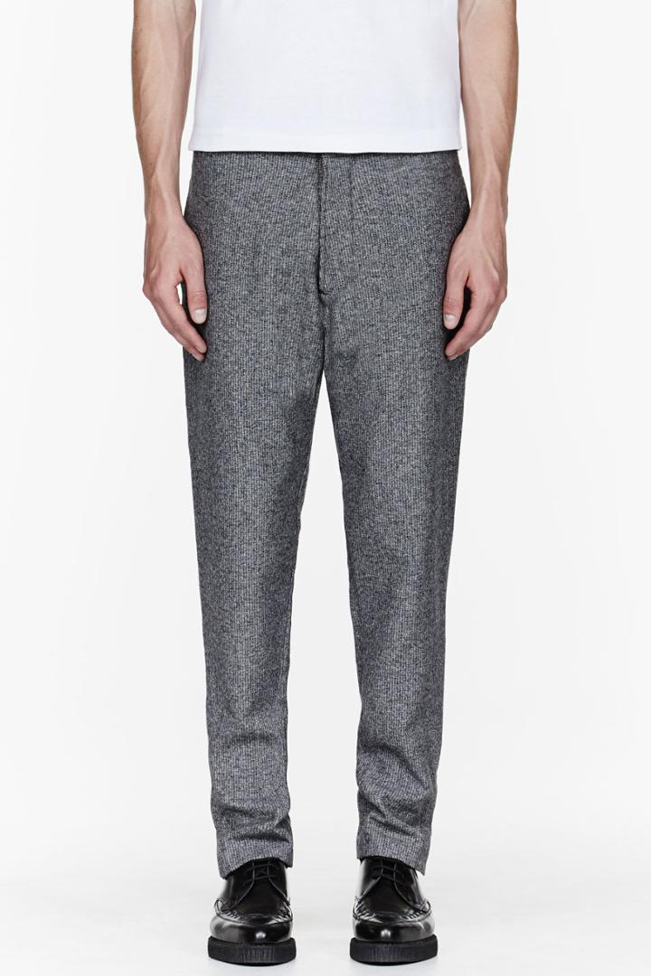 Diesel Black Gold Mottled Grey Drawstring Trousers