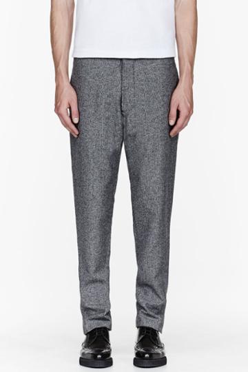 Diesel Black Gold Mottled Grey Drawstring Trousers