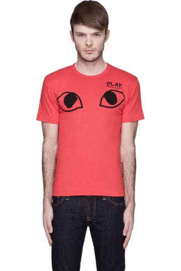 Comme Des Garçons Play Red Black Eyes Logo T-shirt