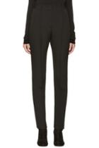 Givenchy Black Satin Inset Trim Trousers