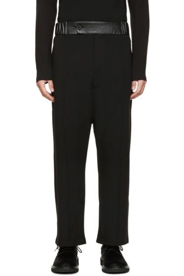 D By D Black Logo Jersey Trousers