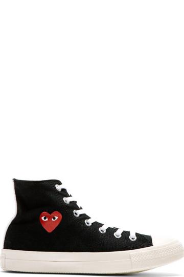 Comme Des Garçons Play Black Heart Logo Converse Edition High-top Sneakers