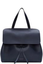 Mansur Gavriel Navy Leather Lady Bag