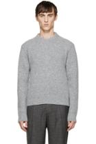 Calvin Klein Collection Grey Wool Sweater
