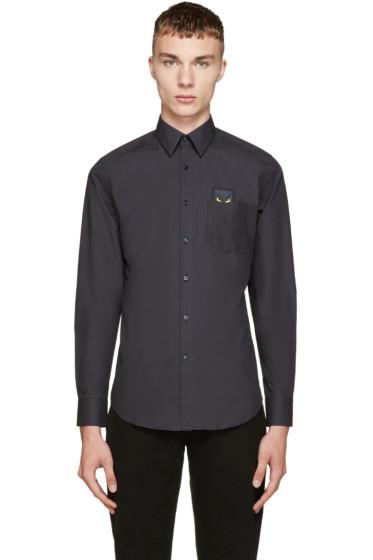 Fendi Black Pocket Monster Shirt