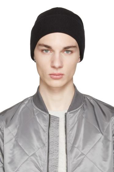 Rag And Bone Black Standard Issue Beanie