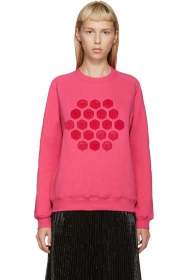 Mary Katrantzou Pink Hexagon Sweatshirt