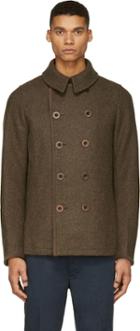 Visvim Green Wool Lieutenant Matoi Jacket