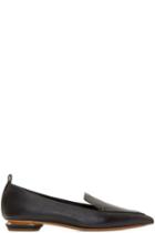 Nicholas Kirkwood Black Leather Beya Loafers