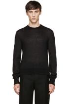 Calvin Klein Collection Black Mohair Sweater