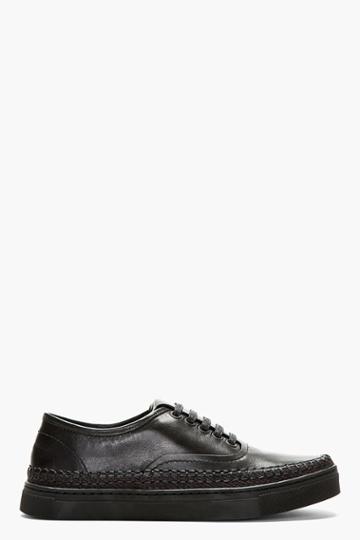 Alexander Wang Black Leather Jess Sneakers