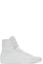 Saint Laurent White Sl-01h High-top Sneakers