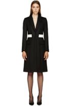 Givenchy Black Wool Belted Coat