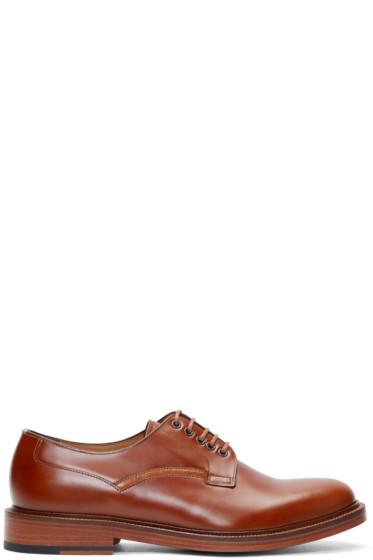 Ps By Paul Smith Brown Leather Reid Brogues